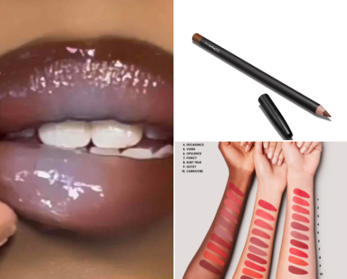 Blue and Brown Lippie - Lip Combo 2 cover photo collage