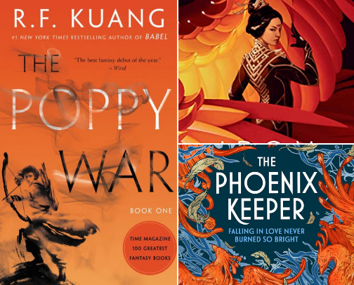 epic fantasy book recommendations from a librarian cover photo collage
