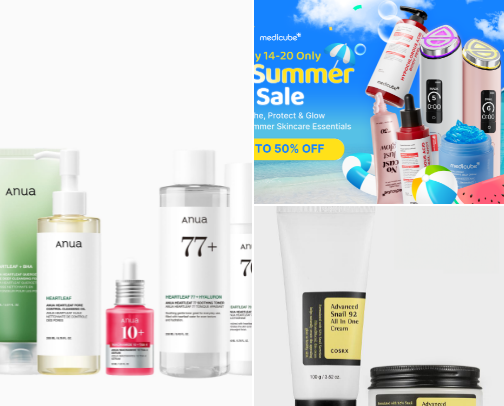 My favorite beauty recs cover photo collage