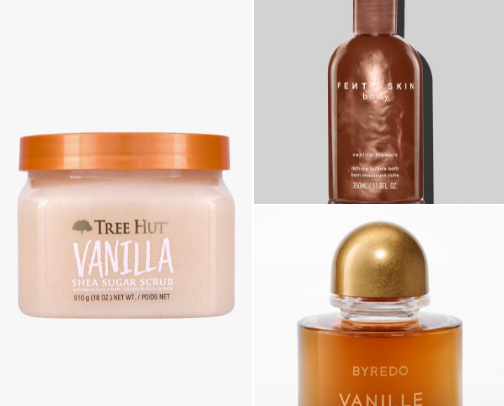 She smells like vanilla! cover photo collage