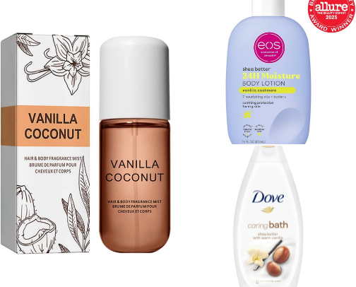 She smells like vanilla! cover photo collage