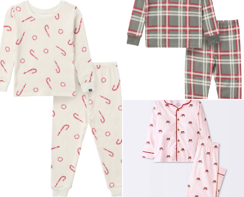 Christmas PJ’s for your kids! cover photo collage