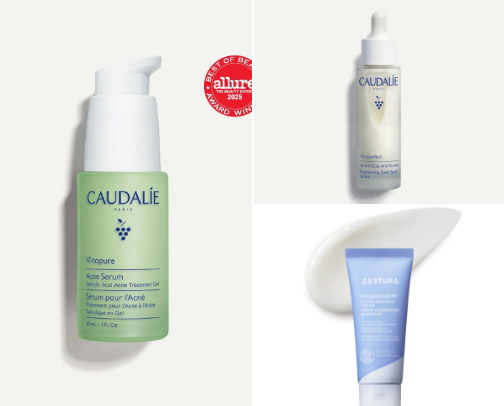 Skincare as an acne-prone girl cover photo collage