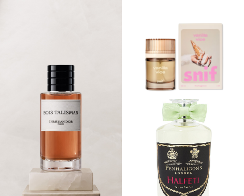 Perfumes I can't live without cover photo collage