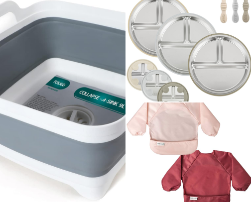 Baby Feeding Essentials We Use Every Single Day (10+ Months) cover photo collage