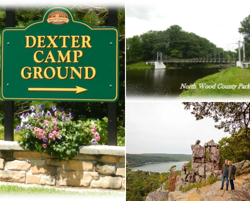 My favorite Campgrounds in Wisconsin cover photo collage