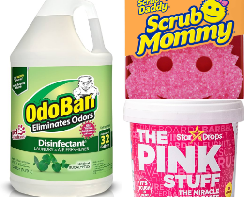 The Essential Cleaning Supplies for my Airbnb and Short Term Rentals cover photo collage