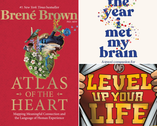 Books for the brain cover photo collage