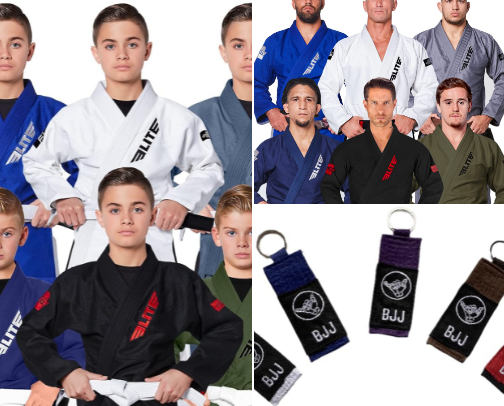 Jiujitsu Basics. cover photo collage