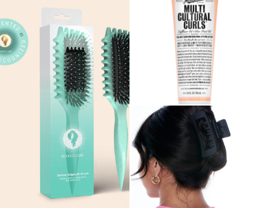 Hair care for thick + curly hair 💆🏻‍♀️✨ cover photo collage