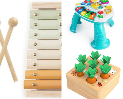 Babies favorite toys! Coming from an infant/toddler teacher cover photo collage