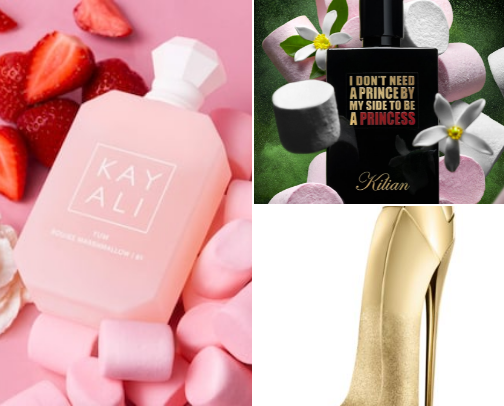 gourmand fragrance girlies 🍨🍰🥰 cover photo collage