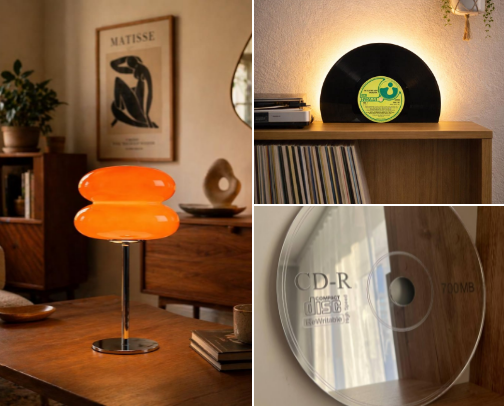 Cool & Creative Retro Pieces For Your Bedroom 📻🍄 cover photo collage