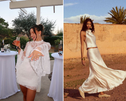 Wedding Welcome Party Dresses 🤍 cover photo collage