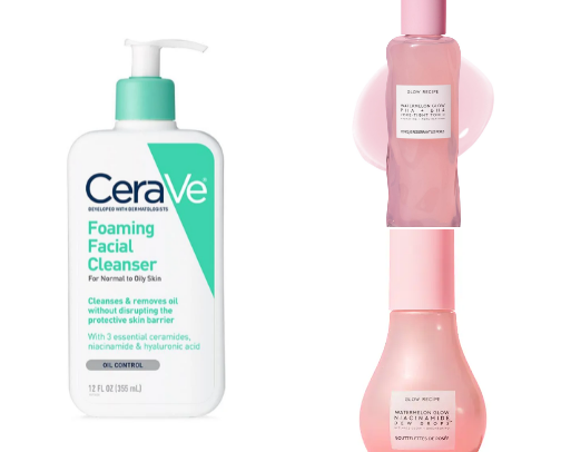 Night Routine for Glowy Skin cover photo collage