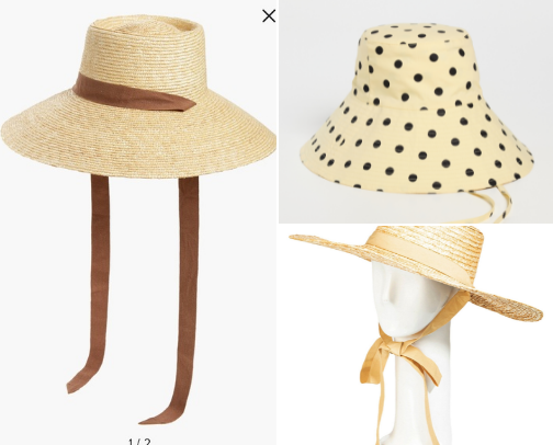 sun hats cover photo collage