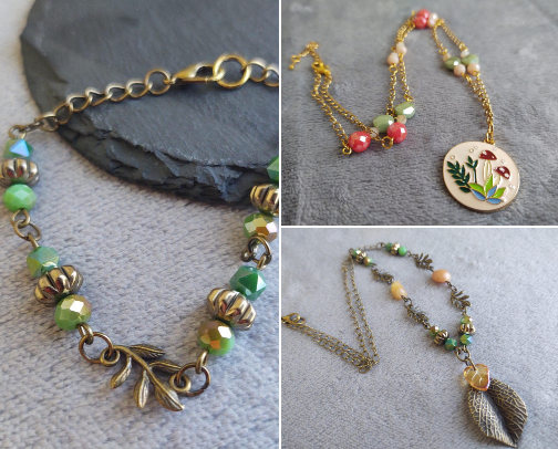Stylish Fall and Autumnal Jewelry cover photo collage