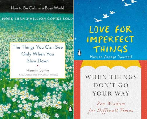 Mindfulness Books to Calm a Busy Mind cover photo collage