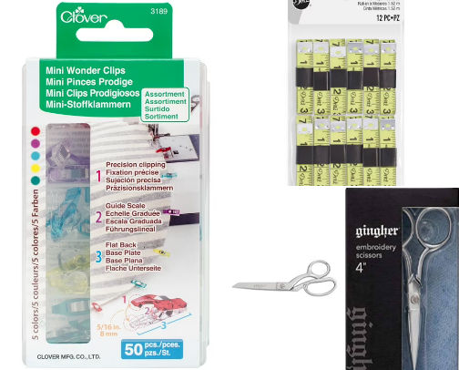 Sewing must haves cover photo collage