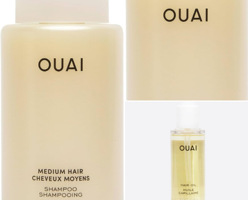 new hair products cover photo collage