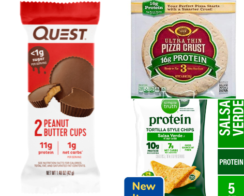 Go-to snacks & food that give me protein. cover photo collage