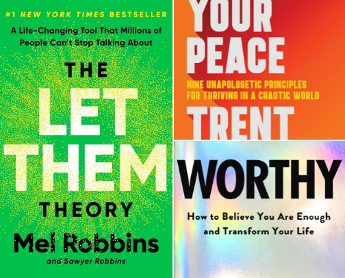 Best Inspirational & Empowering Books for Midlife Women cover photo collage