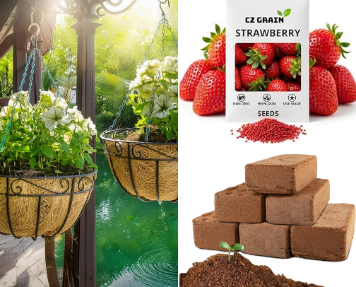 New to Gardening? Ready, Set, Grow! Turn your backyard into a blooming paradise with these hand‑picked essentials. cover photo collage