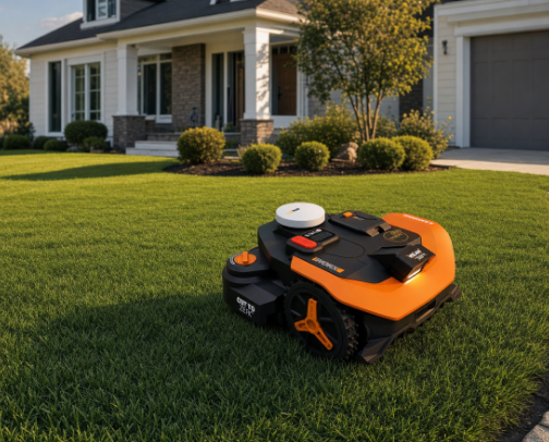 The Robot Does the Mowing While You Do Literally Anything Else — Robot Lawn Mowers on Amazon cover photo collage