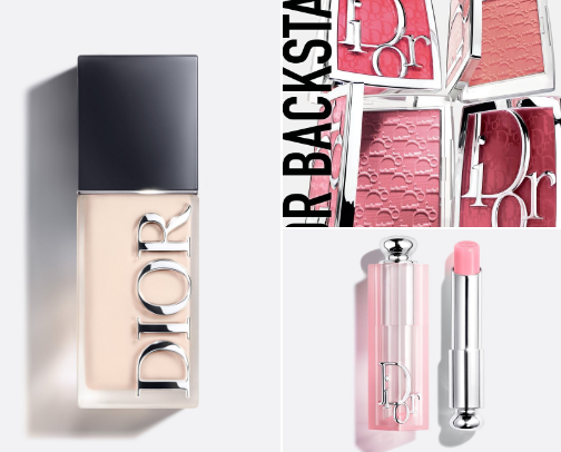 Luxury makeup 💗 cover photo collage