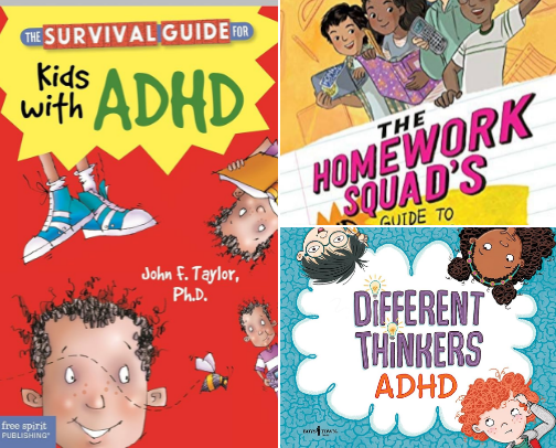 Books - Child ADHD (10+ yrs) cover photo collage