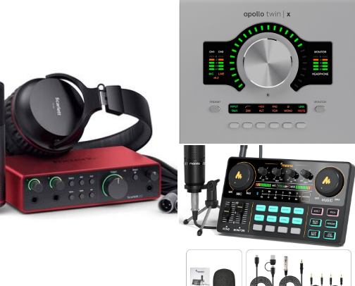 🎧 Home Studio Essentials – The Must-Have Gear for Pro Sound at Home cover photo collage