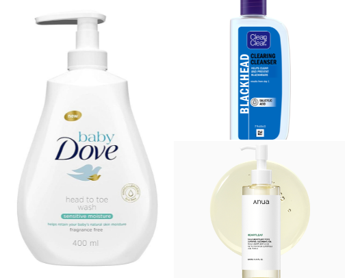 Holy grail skincare cover photo collage