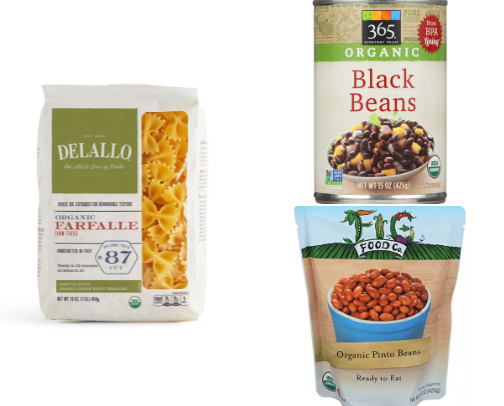 Favorite Organic Pantry Items 🍚🍝 cover photo collage