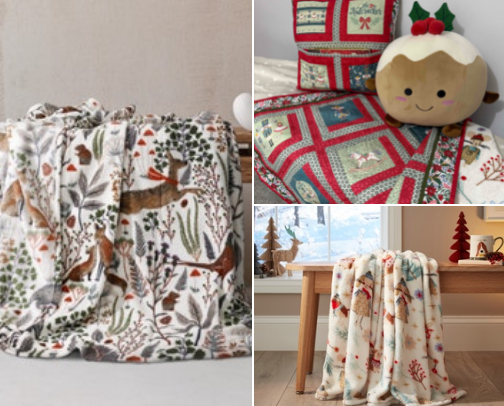 Quilting cosy Christmas lap quilts for children cover photo collage