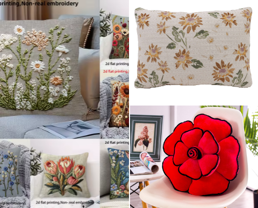 ​Aesthetic Throw Pillows & Home Decor cover photo collage