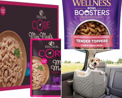 All things pup. Food, snacks, & more cover photo collage
