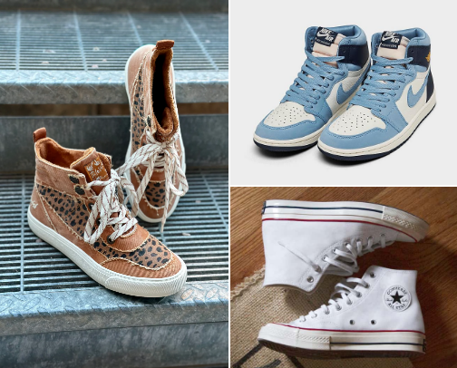 High-Top Sneakers cover photo collage