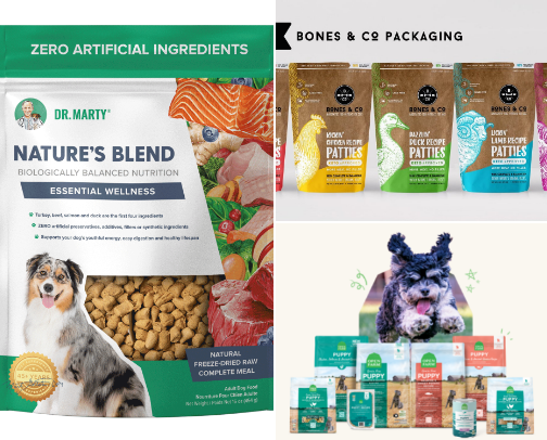 High quality food for your pets best life! cover photo collage