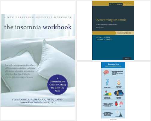 Insomnia tips that DO NOT include the Calm or Headspace Apps. cover photo collage