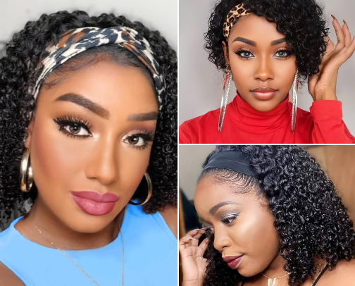 Wellness Meets Beauty: Protective Headband Wigs for Black Women on the Go cover photo collage