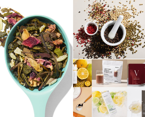 Products I use often to feel good. From supplements to skincare. cover photo collage