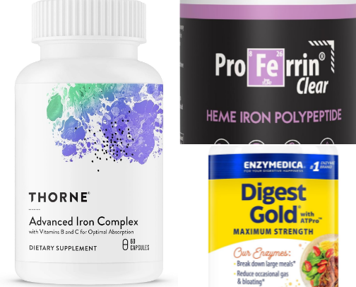 Increase your Ferritin levels | Anemia | Iron Deficiency Options cover photo collage