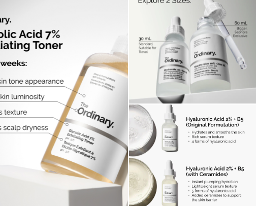 Skin care 🧴 cover photo collage