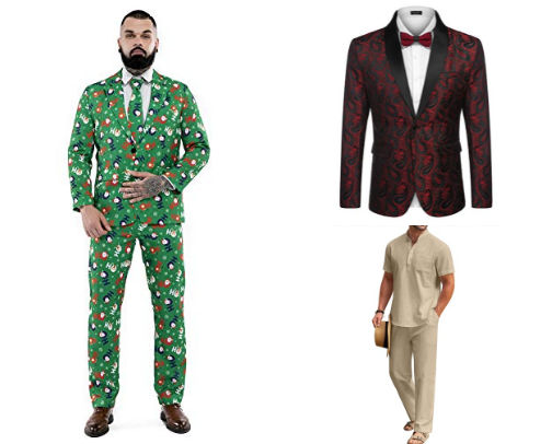 Holiday Looks for Him cover photo collage
