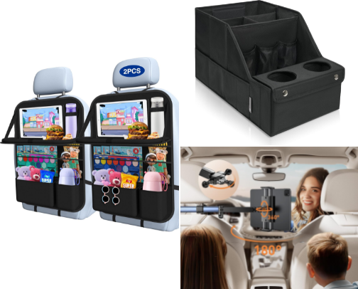 Travel & Car Essentials for Kids cover photo collage