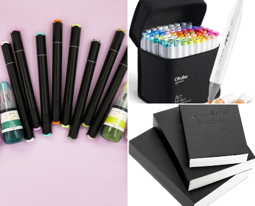 cheap art supplies ❤️ cover photo collage