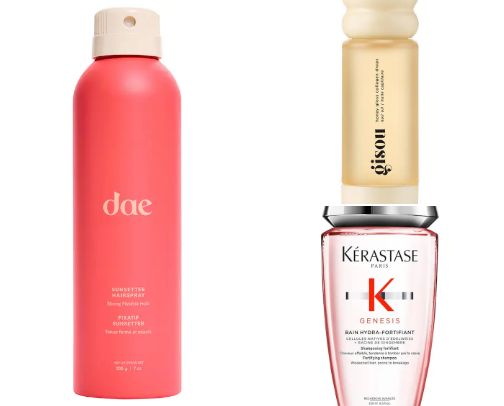 Hair care cover photo collage