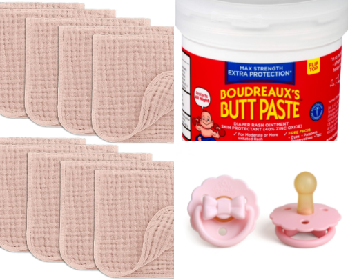 Infant products cover photo collage