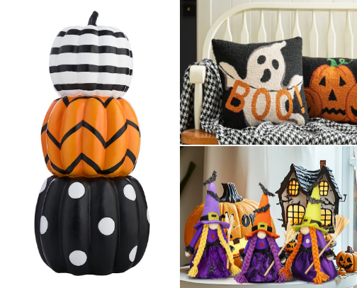 🎃 👻 Gnomes, Pumpkins & Ghosts, Oh My! cover photo collage