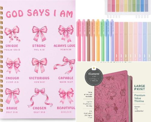 Bible Study and Journaling cover photo collage